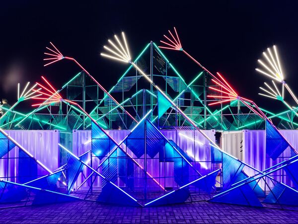 ▲▼高雄貨櫃藝術節。(圖/高雄市立美術館提供,Studio Millspace攝影)