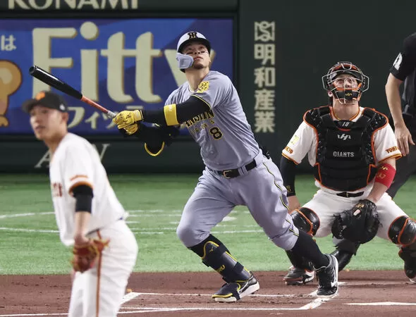 ▲央聯年度MVP的強打佐藤輝明。(圖/達志影像/美聯社)