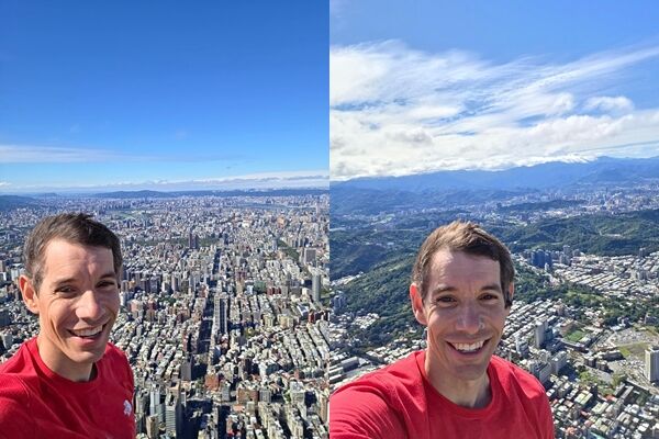 ▲霍諾德在101頂端自拍。(圖/翻攝自臉書/Alex Honnold)