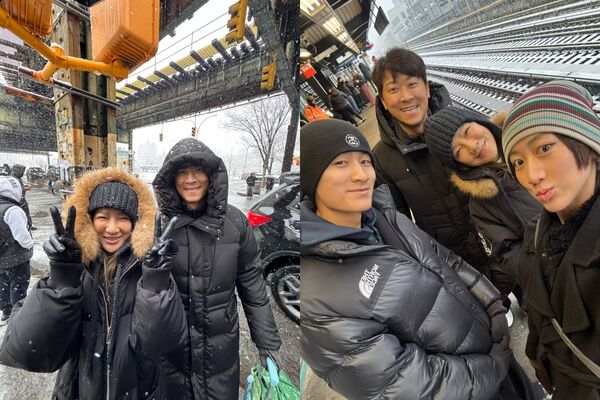 ▲▼侯昌明夫婦赴美探親滯留!遇「10年一見暴風雪」。(圖/翻攝自Facebook/侯昌明)