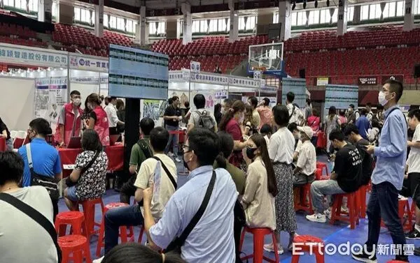 ▲永康就業中心年前及年後接連舉辦兩場大型徵才活動,合計釋出近3000個工作機會,吸引求職民眾關注。(記者林東良翻攝,下同)