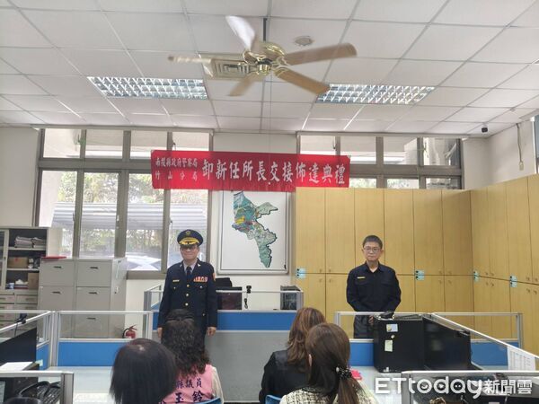 ▲竹山警分局延平派出所新任所長林家畯上任。