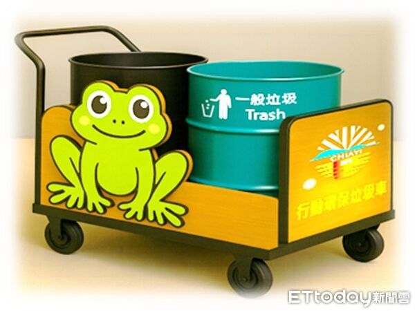 ▲▼ 2026台灣燈會創新「環保亮點」,行動垃圾桶、創意稻草造型守護整潔 。(圖/嘉義縣政府提供)