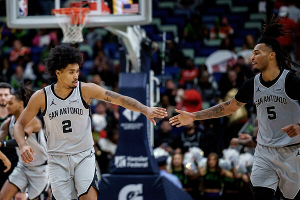 ▲馬刺哈波、卡瑟爾。(圖/達志影像/美聯社)