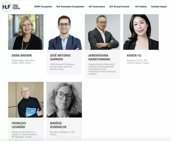 ▲法國HLF全球創新論壇2月登場 ITIC余宛如受邀分享台灣深科技、AI經驗 。(圖/翻攝HLF官網)