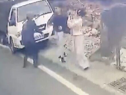 ▲彰化田中鎮倒垃圾鄰居爆肢體衝突。(圖/民眾提供)