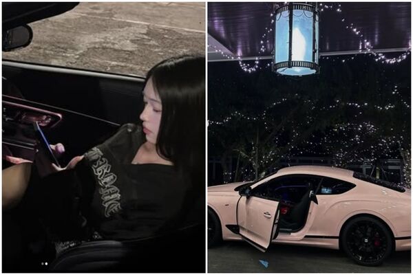 嚴凱泰女兒嚴珮瑜拍的車子引發網友關注。(翻攝IG@Michelle)