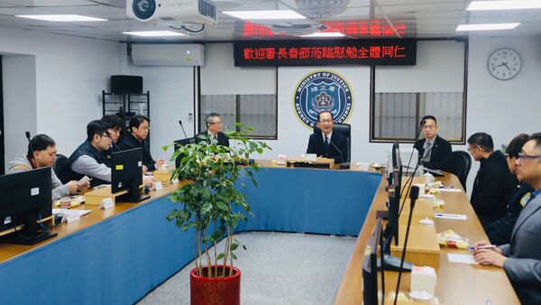 ▲矯正署啟動春節守護專案 署長首站赴基隆視導戒護。(圖/法務部矯正署提供)