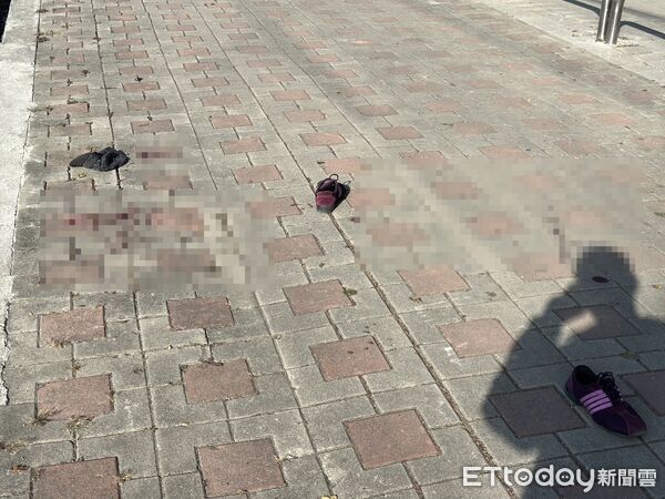 ▲台中大雅區發生婦人遭砍事件,送醫急救中。(圖/記者許權毅攝,下同)