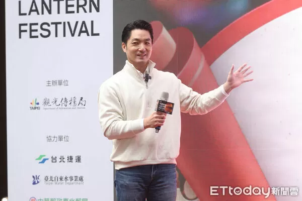 ▲台北市長蔣萬安出席2026燈節宣傳記者會。(圖/記者林敬旻攝)
