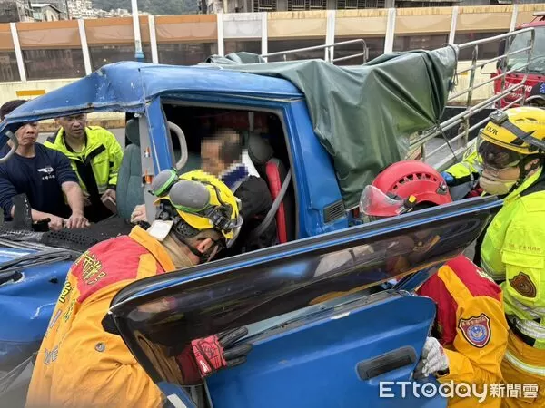 ▲▼ 基隆市國道1號北上接東岸高架口 。(圖/記者郭世賢翻攝)