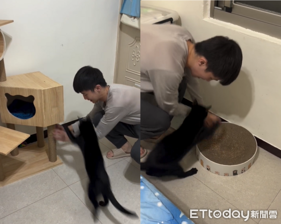 黑貓歐歐。(圖/Threads@ouou_20250423提供)