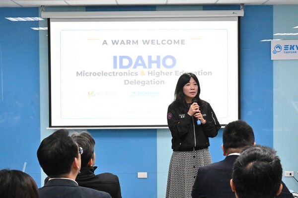 ▲美國愛達荷州學研團訪問桃園天際線