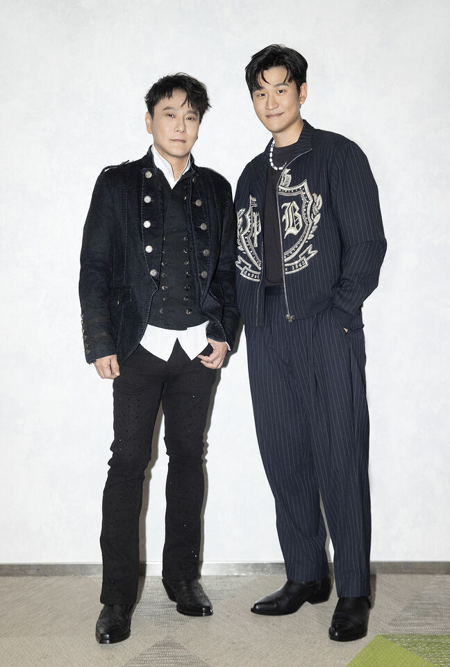 ▲▼周興哲、張信哲相見歡 。(圖/潮水音樂提供)