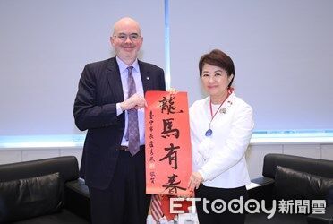 ▲▼盧秀燕5天內2度接待AIT高層。(圖/台中市政府提供,下同)