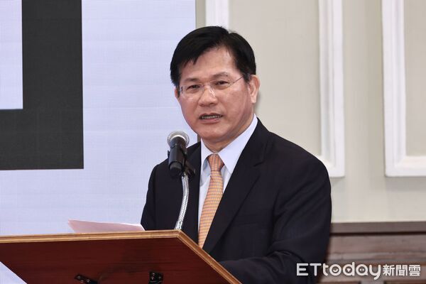 ▲▼總統賴清德舉行「台美經濟繁榮夥伴對話」記者會-林佳龍。(圖/記者黃克翔攝)
