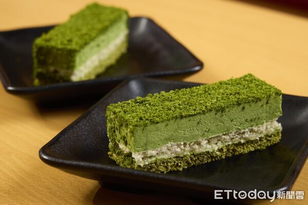 ▲壽司郎「森半抹茶冰淇淋蛋糕」。(圖/壽司郎提供)