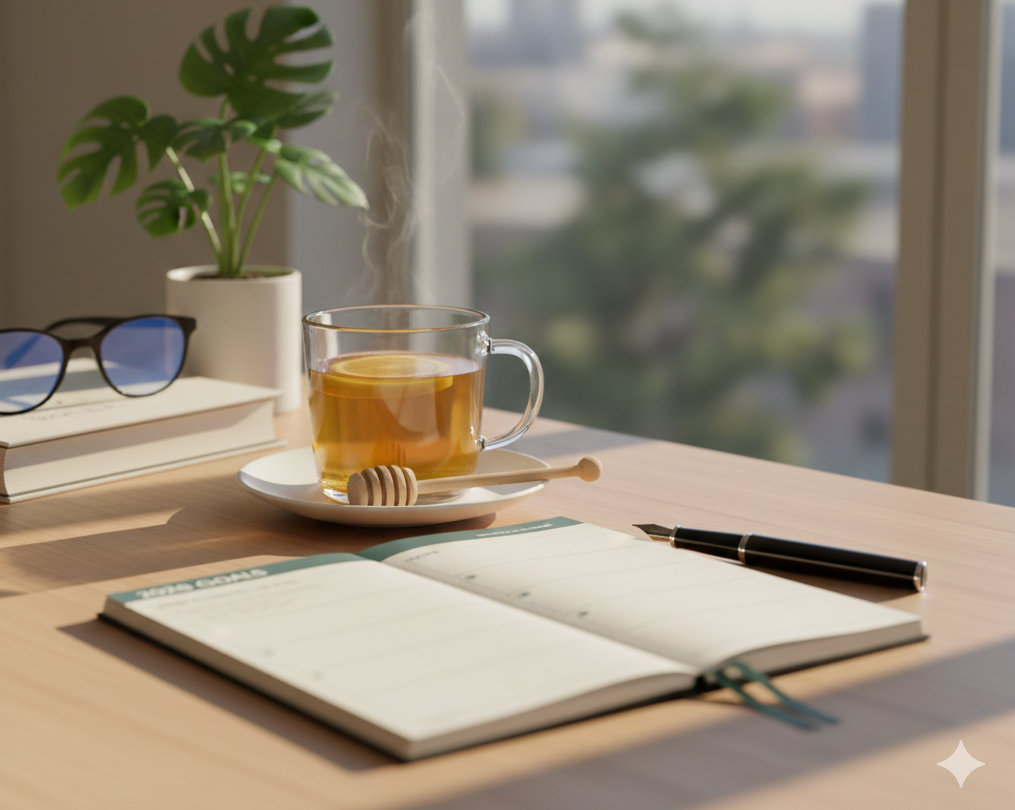 ▲情境圖,早晨,慢跑,用餐,炸雞,床,床頭櫃,閱讀,筆記,計畫。(AI協作圖/記者蔡惠如製作,經編輯審核)