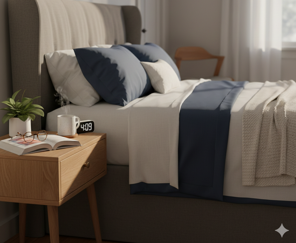 ▲情境圖,早晨,慢跑,用餐,炸雞,床,床頭櫃,閱讀,筆記,計畫。(AI協作圖/記者蔡惠如製作,經編輯審核)