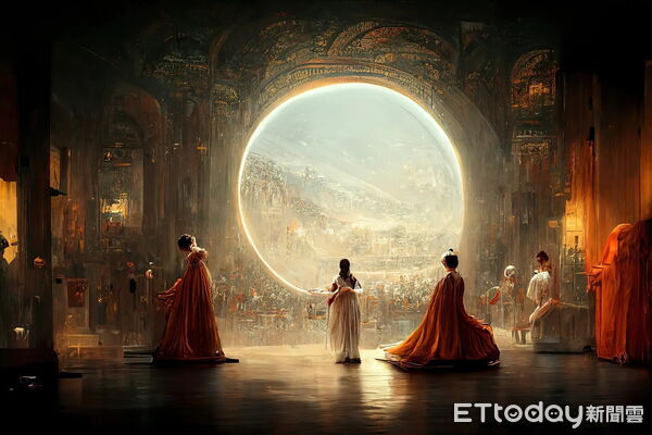 ▲美國藝術家以AI生成的畫作〈太空歌劇院〉(Theatre D`opera Spatial)著作權申請遭到駁回。(圖/翻攝自維基百科)