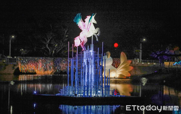 ▲▼2026台南月津港燈節。(圖/記者蔡玟君攝)