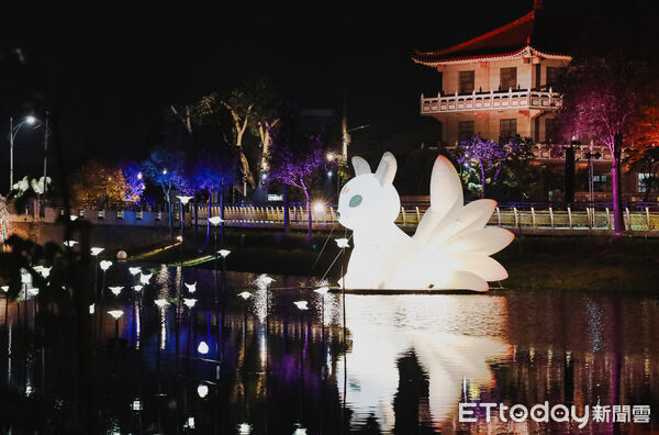 ▲▼2026台南月津港燈節。(圖/記者蔡玟君攝)