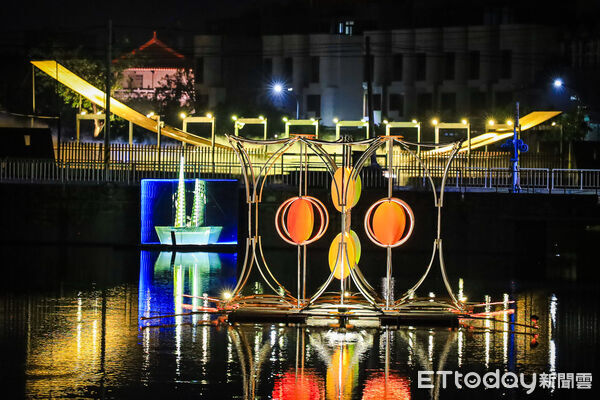 ▲▼2026台南月津港燈節。(圖/記者蔡玟君攝)