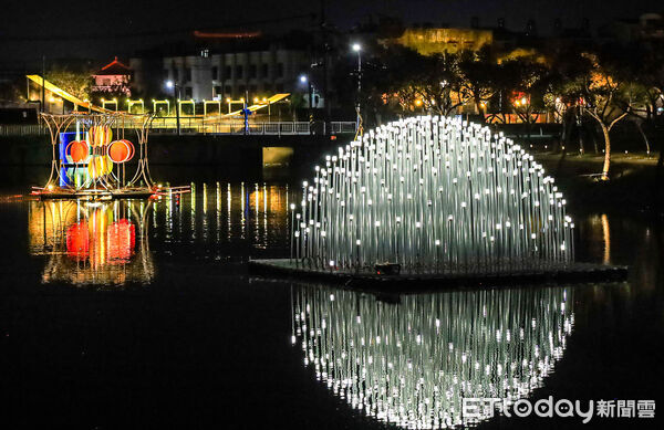 ▲▼2026台南月津港燈節。(圖/記者蔡玟君攝)