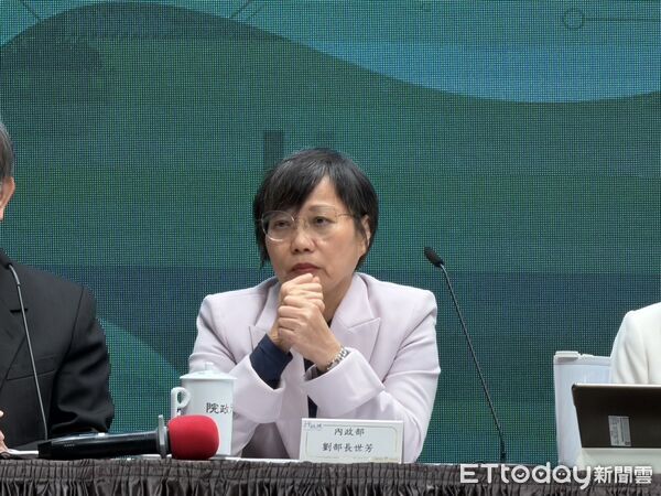 ▲▼內政部長劉世芳出席行政院會記者會。(圖/記者陳家祥攝)