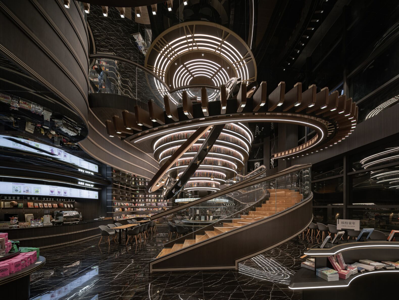 ▲大陸淮安鐘書閣。(圖/翻攝唯想國際設計室官網)