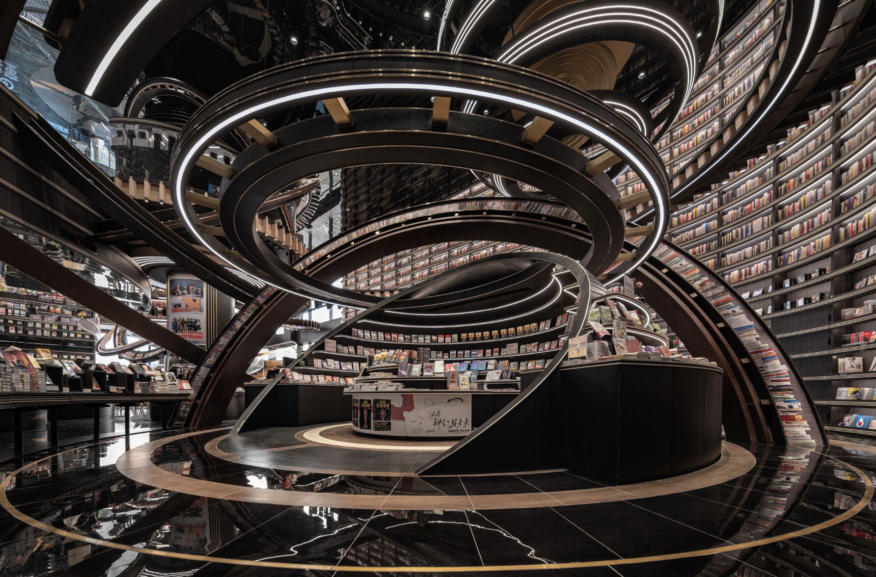 ▲大陸淮安鐘書閣。(圖/翻攝唯想國際設計室官網)