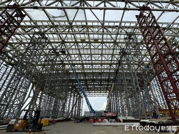 ▲▼桃園機場第三航廈工程。(圖/記者周湘芸攝)