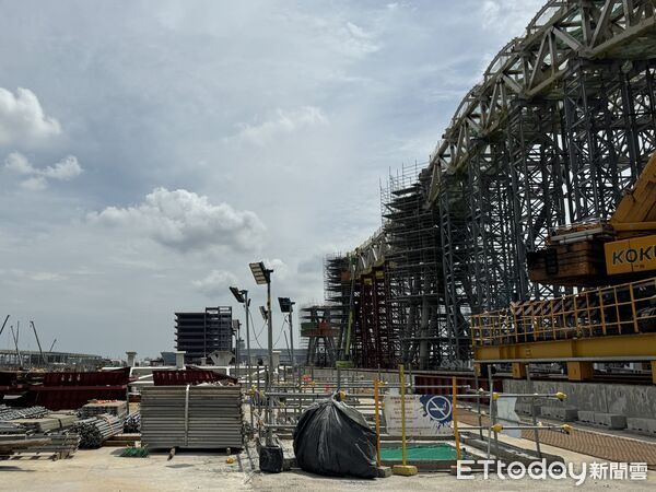 ▲▼桃園機場第三航廈工程。(圖/記者周湘芸攝)