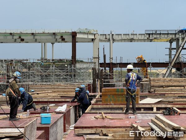 ▲▼桃園機場第三航廈工程。(圖/記者周湘芸攝)