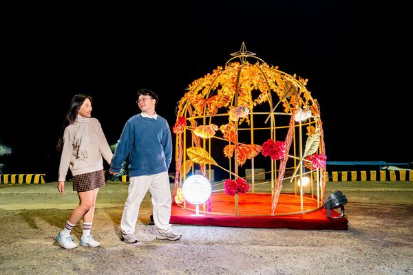 ▲▼屏東曖曖在海邊花生漫畫藝術裝置。(圖/屏東縣政府提供)