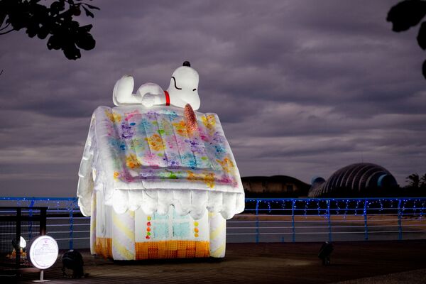 ▲▼屏東曖曖在海邊花生漫畫藝術裝置。(圖/屏東縣政府提供)