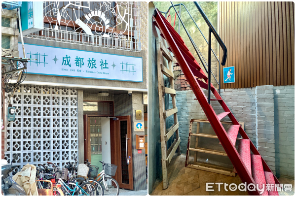 ▲大林鎮,成都旅社,雪香亭,泰成藥行,嘉義大林。(圖/記者彭懷玉攝)