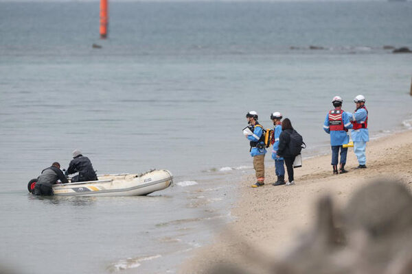 ▲▼日本山口縣宇部市長生煤礦進行罹難者遺骨打撈作業,57歲台籍潛水員陷入昏迷。(圖/翻攝自X/ransaoon)
