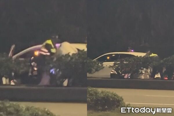 ▲▼ 台2線一對男女遇臨檢時一度拒檢,車上搜出毒品。(圖/記者郭世賢翻攝,下同)