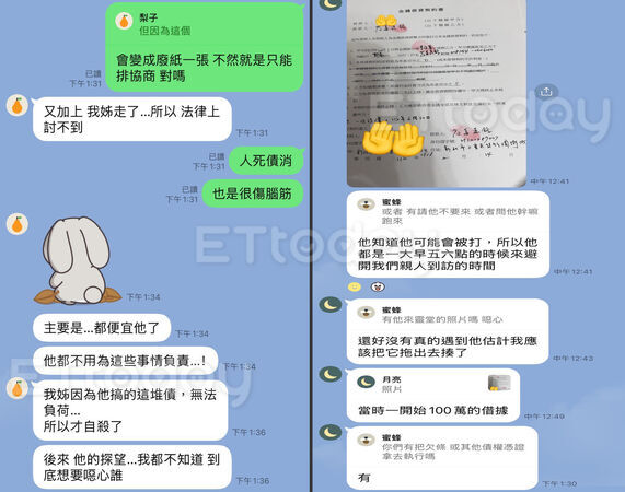 ▲范姜老師簽下一百萬元借據一毛都沒還,還陸續刷爆C女的信用卡。(圖/記者張君豪翻攝)