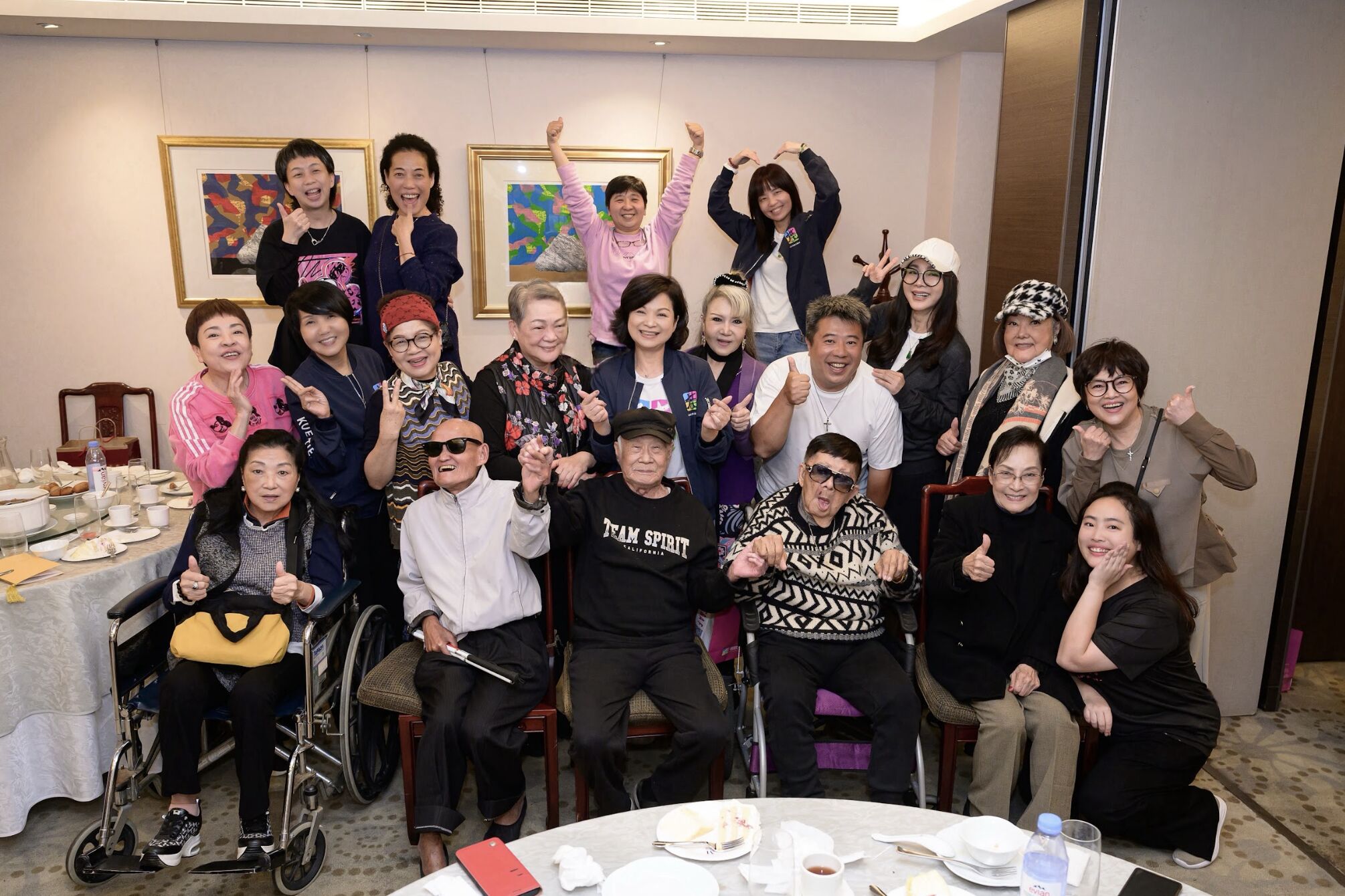 ▲楊貴媚合體陳美鳳,私下暖舉公開。(圖/桂田文化藝術基金會提供)