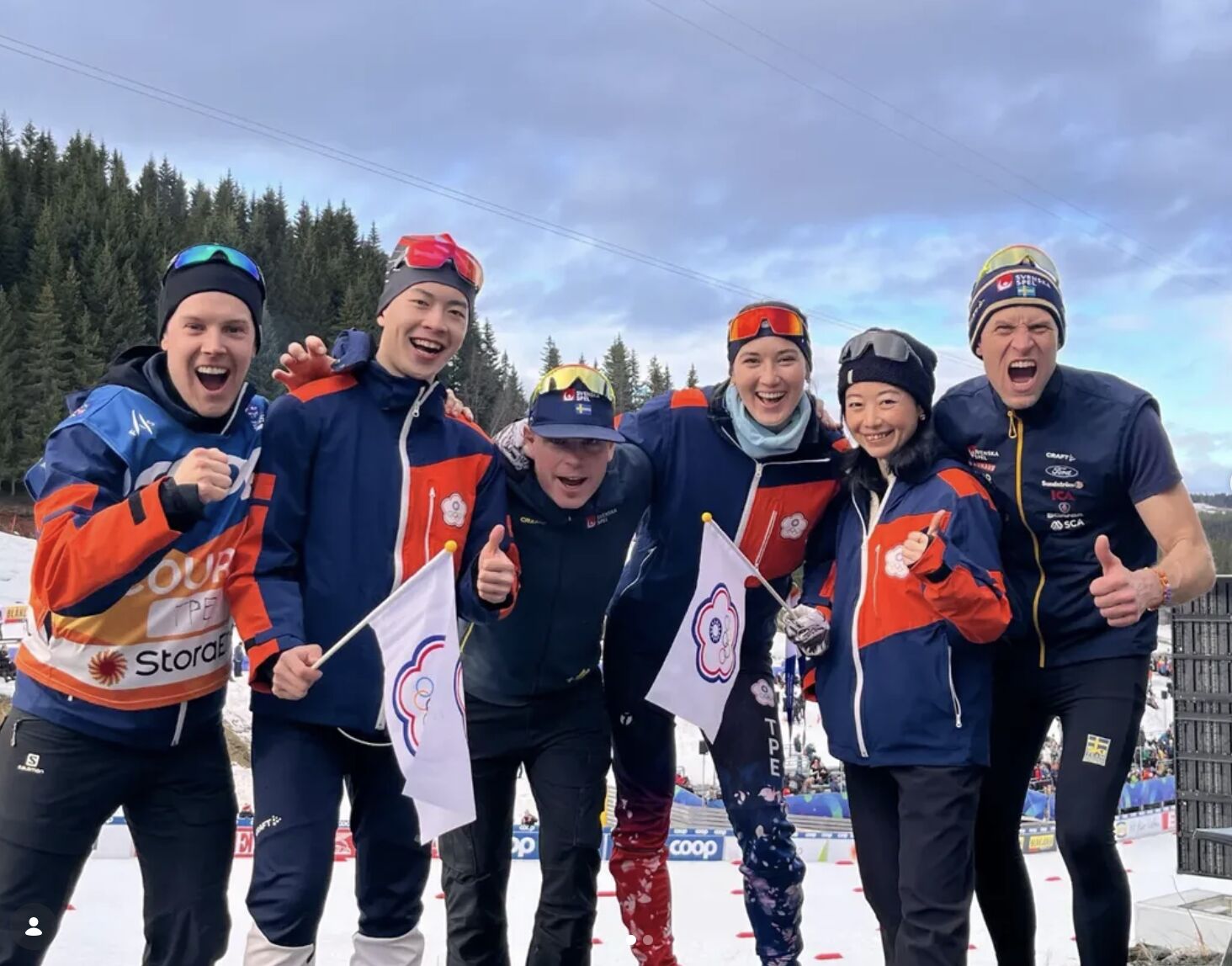 ▲▼台美混血余睿,冬奧為台寫歷史。(圖/翻攝Instagram)