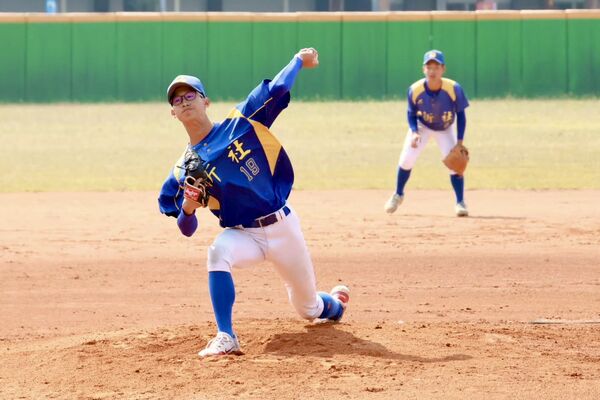 ▲黃以謙社區棒球出身壓制大理。(圖/學生棒聯提供)