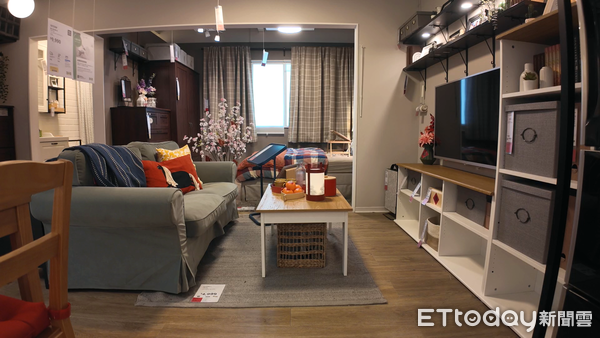 ▲▼過年居家打造團聚年味三大招 用織品、收納、燈光輕鬆打造,ikea,客廳,房間,餐桌。(圖/記者姜國輝攝)