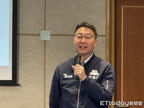 ▲▼交通部長陳世凱主持新春記者會。(圖/記者李姿慧攝)
