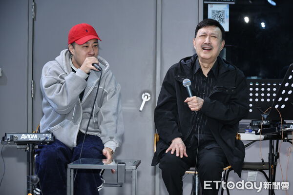 胡瓜、余天、余祥銓鑽石舞台之夜演唱會練團採訪。(圖/攝影中心攝)