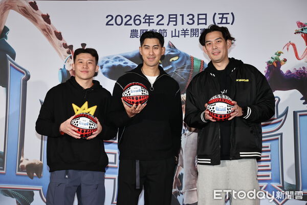 ▲▼ 山羊巔峰中文版配音卡司首映會呂政儒,毛加恩,李愷諺 。(圖/記者徐文彬攝)