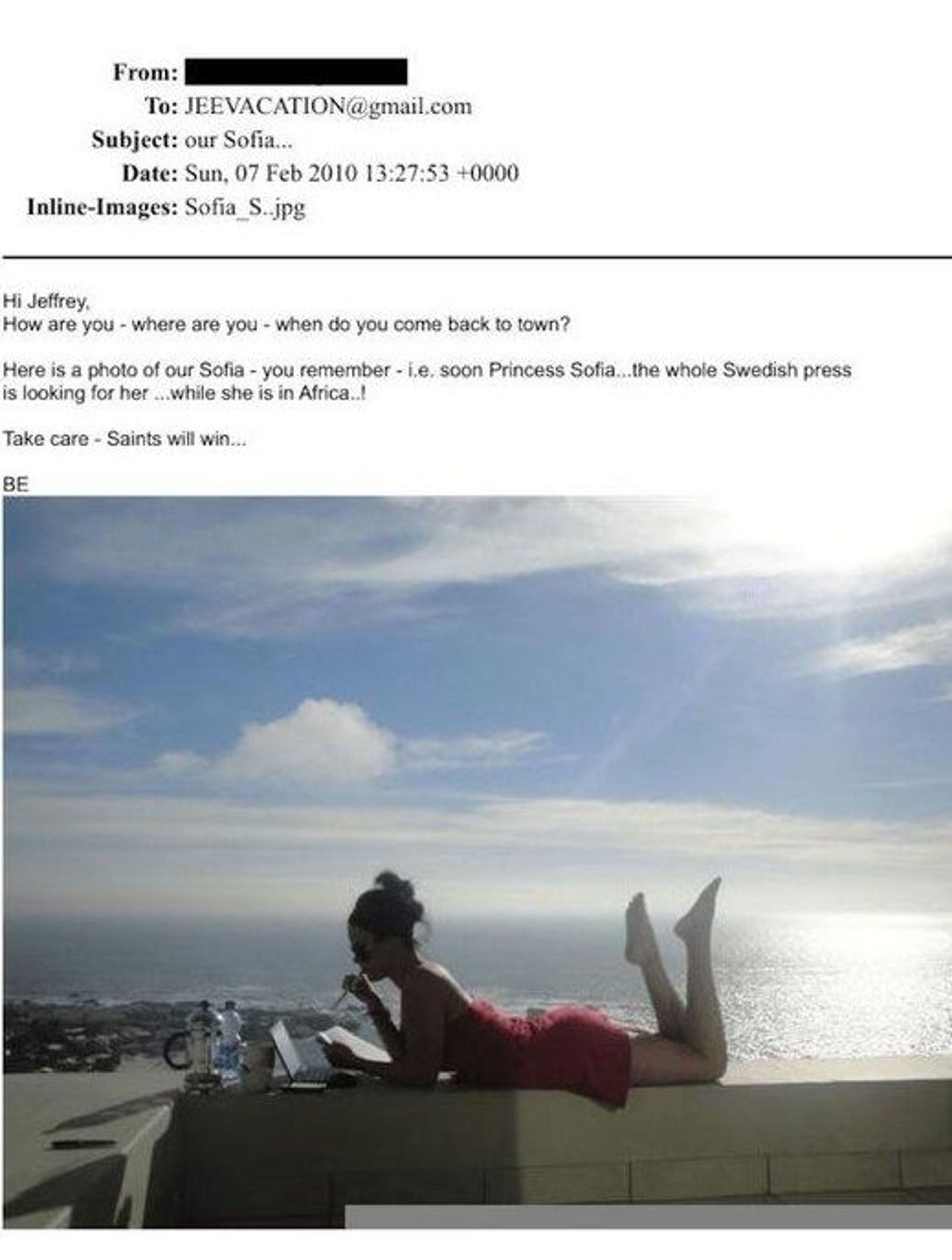 又有王室成員栽了?41歲瑞典王妃認「與淫魔見過面」 前名模險踏上「蘿莉島」急切割