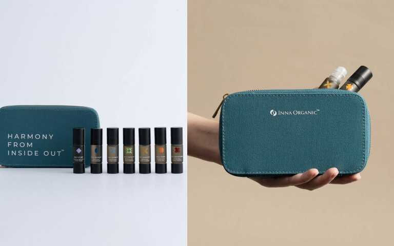 INNA ORGANIC 隨心所癒™ 脈輪滾珠兩用組七款5ml / 3,500元。(圖/品牌提供)