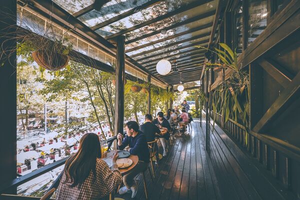 ▲▼三丘景觀餐廳 3 Hills café。(圖/部落客黑皮的旅遊筆記授權提供)